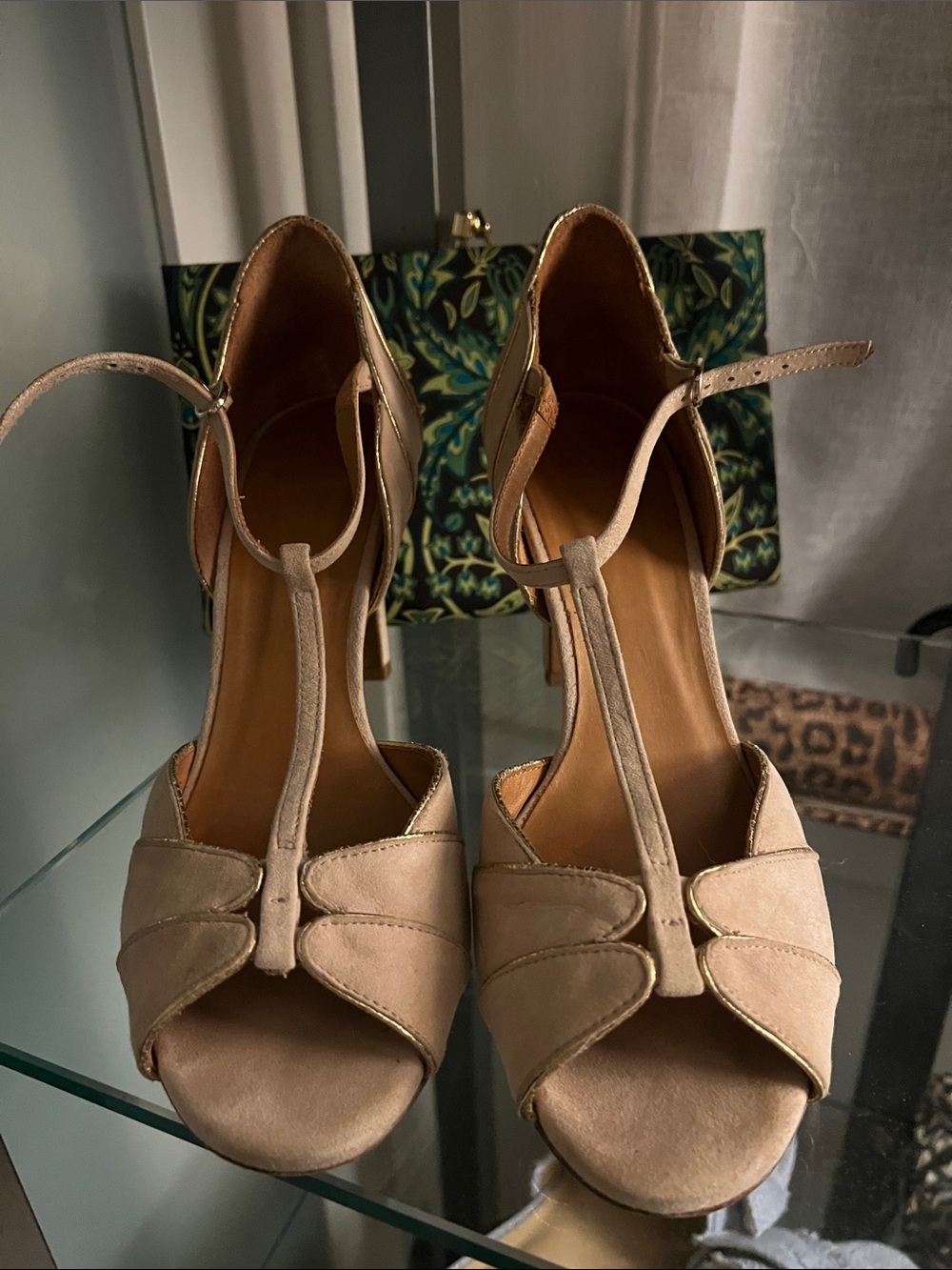 Sezane Talons dorés Size 39 or 8.5 - Picture 2 of 7